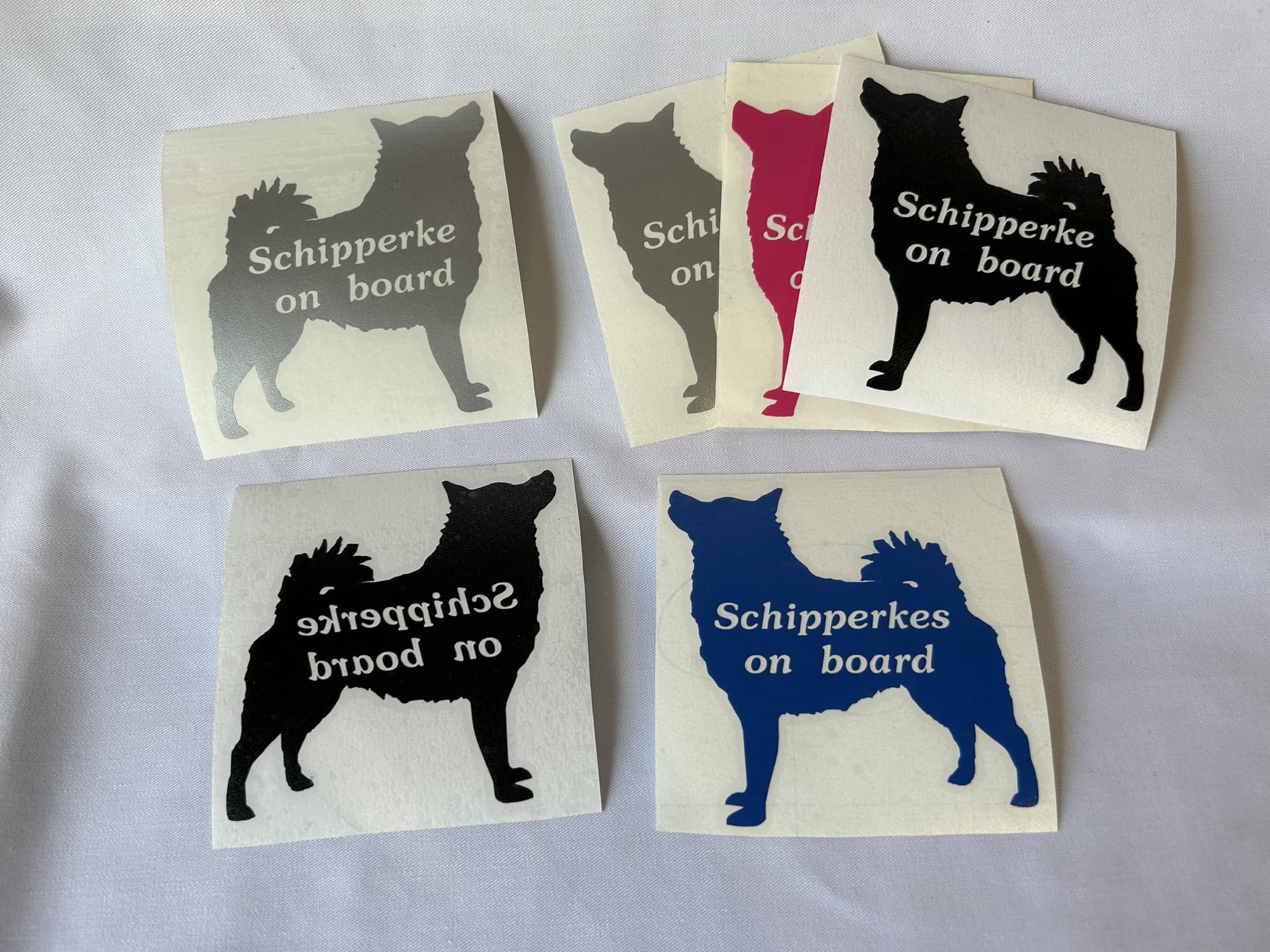 Sticker "Schipperke on board"